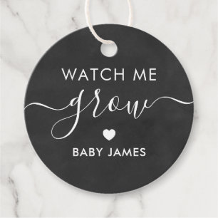 Sehen Sie mir zu, wie ich wächst, Pflanze Babydusc Geschenkanhänger