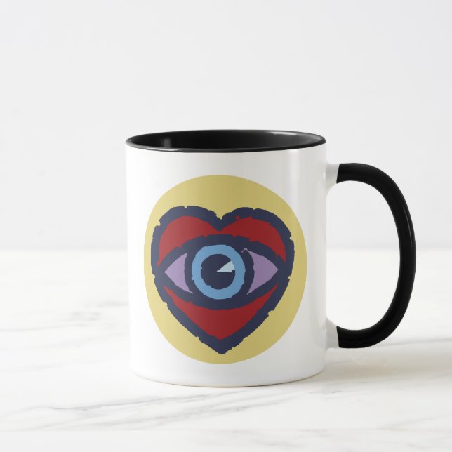 SEHEN SIE MIT DEM HERZ V2 TASSE (Rechts)