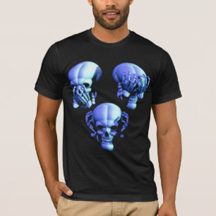 Sehen Sie nein, hören Sie nein, sprechen Sie kein T-Shirt