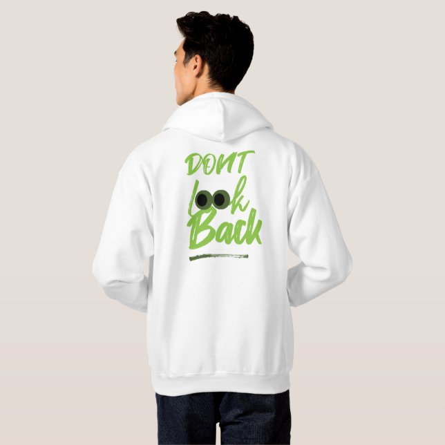 SEHEN SIE NICHT ZURÜCK. HOODIE (Schwarz voll)
