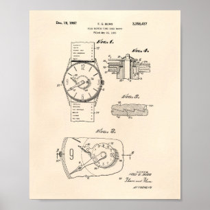 Sehen Sie sich 1966 Patent Art - Old Peper Poster