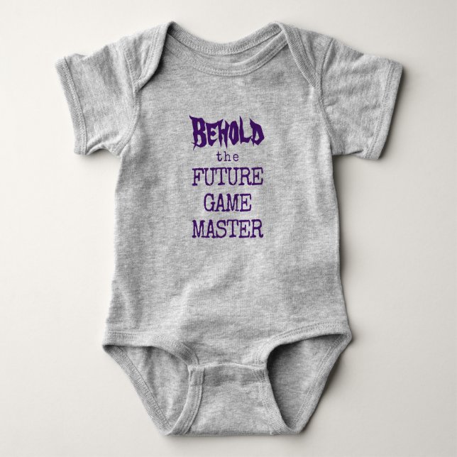 Sehen Sie sich den Baby Bodysuit für das zukünftig Strampler (Vorderseite)