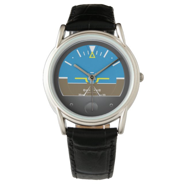 Sehen Sie sich den Stil der Luftfahrt künstliche H Armbanduhr (Vorderseite)
