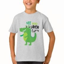 Sehen Sie sich den T - Shirt des Alligatorenjungen