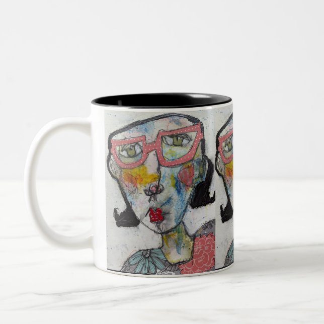 Sehen Sie sich die bessere 11oz-Tasse an Zweifarbige Tasse (Links)
