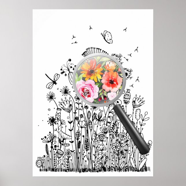 Sehen Sie sich die Schönheit im Inneren an Poster (Vorne)