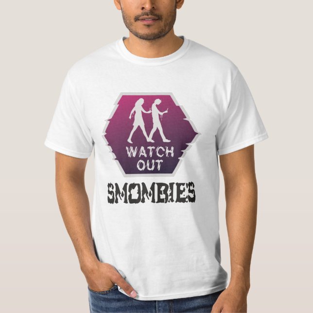 Sehen Sie sich die Smombies an T-Shirt (Vorderseite)