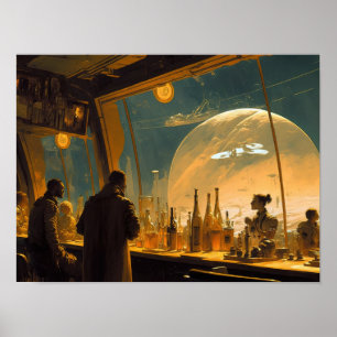 Sehen Sie sich die Space Bar #13 an Poster