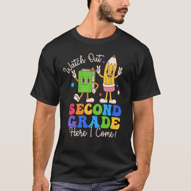 Sehen Sie sich die zweite Klasse an, hier kommen d T-Shirt (Vorderseite)