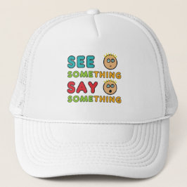 Sehen Sie sich etwas an Truckerkappe