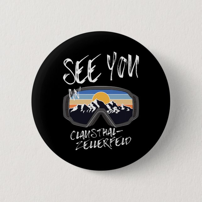 Sehen Sie sich in der Snowboarding Vacat in Claust Button (Vorderseite)
