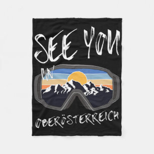 Sehen Sie sich in Oberösterreich Ferien Ski Goggle Fleecedecke