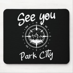 Sehen Sie sich in Park City USA Urlaub Skiwandern  Mousepad