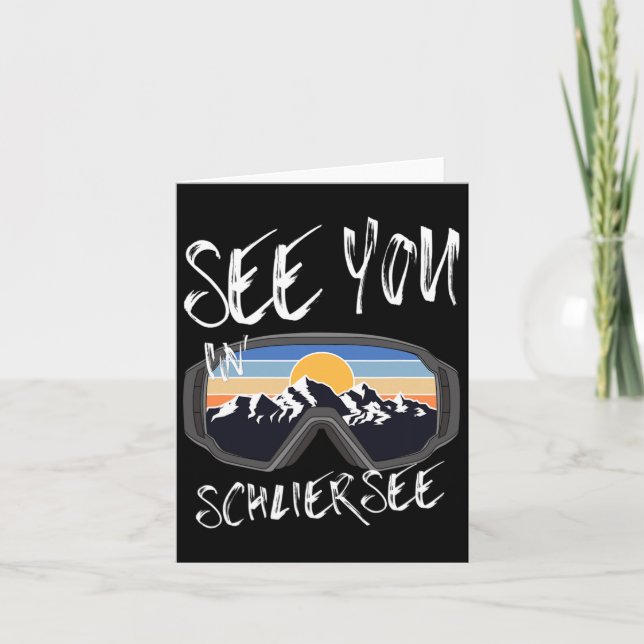 Sehen Sie sich in Schliersee Deutschland Urlaub Sk Karte (Vorderseite)