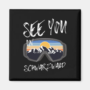 Sehen Sie sich in Schwarzwald Wanderurlaub Skibril Magnet