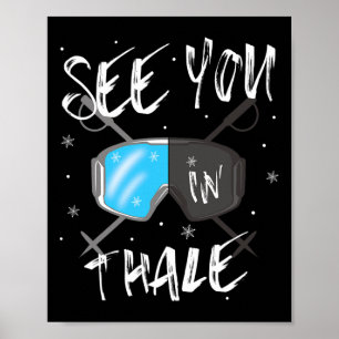 Sehen Sie sich in Thale Germany Ferien Ski Goggles Poster