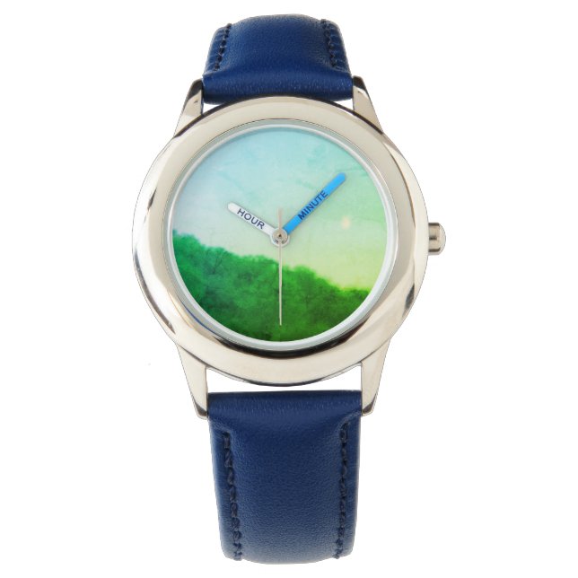 Sehen Sie sich Kinderstil und -design an Armbanduhr (Vorderseite)