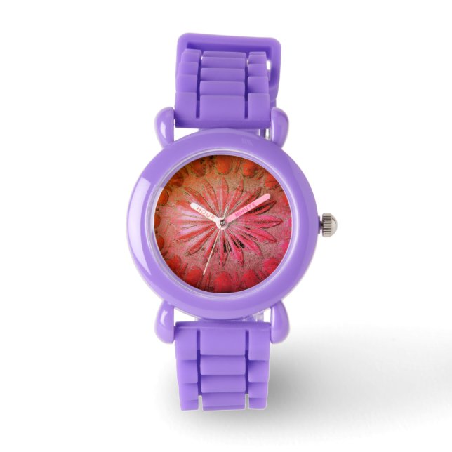 Sehen Sie sich Mädchen bei Kunst und Design an Armbanduhr (Vorderseite)
