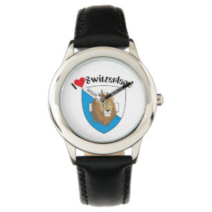 Sehen Sie sich Schweizer Design Zürich Schweiz an Armbanduhr