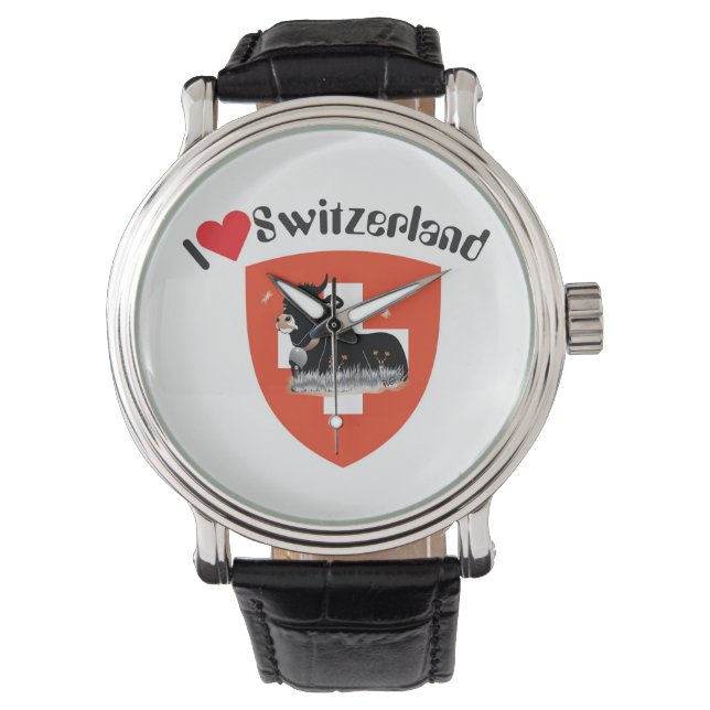 Sehen Sie sich Swiss Design Schweiz Schweiz an Armbanduhr (Vorderseite)