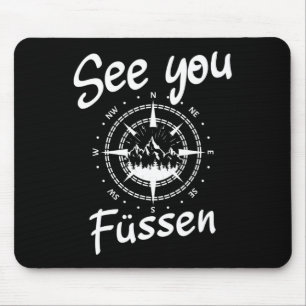 Sehen Sie Wandern Füßen Deutschland Urlaub Ski Com Mousepad