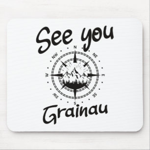 Sehen Sie Wandern Grainau Deutschland Urlaub Ski C Mousepad