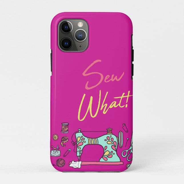 Sehen Sie, was Lila iPhone Case (Rückseite)