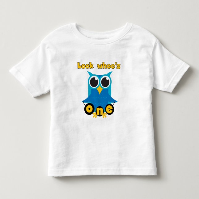 Sehen Sie Whoo's 1 Hemden und Geschenke. Kleinkind T-shirt (Vorderseite)