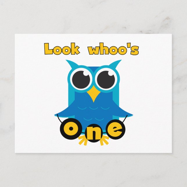 Sehen Sie Whoo's 1 Hemden und Geschenke. Postkarte (Vorderseite)