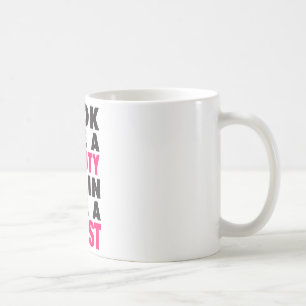 Sehen Sie wie ein Schönheits-Zug wie ein Tier aus Kaffeetasse