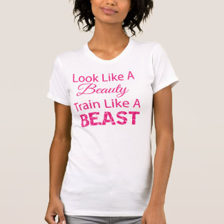 Sehen Sie wie ein Schönheits-Zug wie ein Tier aus T-Shirt