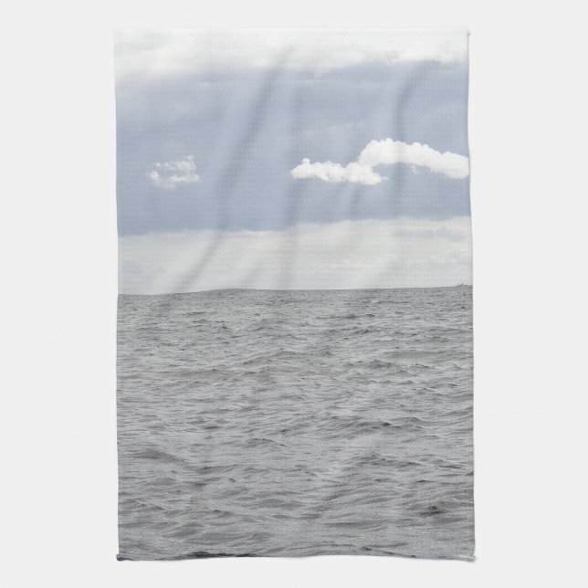 Sehen und hübsche Wolken Geschirrtuch (Vertikal)