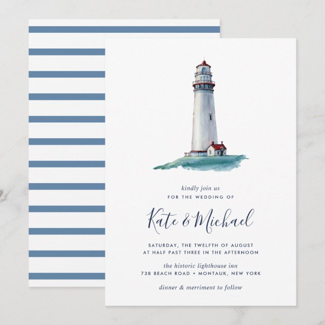 Sehenswürdigkeit | Einladung zur Hochzeit (Vorne/Hinten)