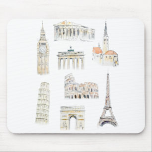 Sehenswürdigkeit Europa Mousepad