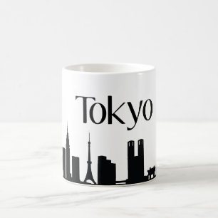 Sehenswürdigkeit-Geschenk-Tasse Tokyos, Japan Kaffeetasse