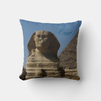 Sehenswürdigkeit Sphinx Statue Gizeh Kairo Ägypten Kissen