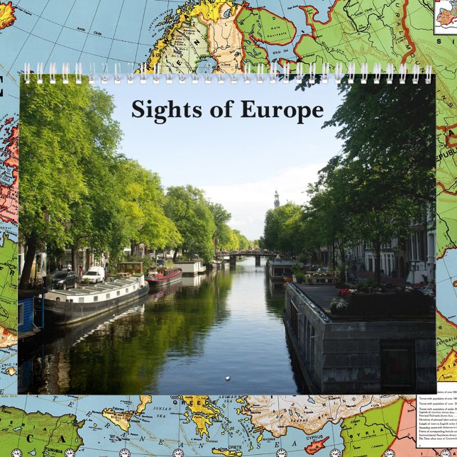 Sehenswürdigkeiten Europas Kalender (A calendar featuring sights from Europe)