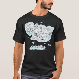 Sehenswürdigkeiten Islands T-Shirt