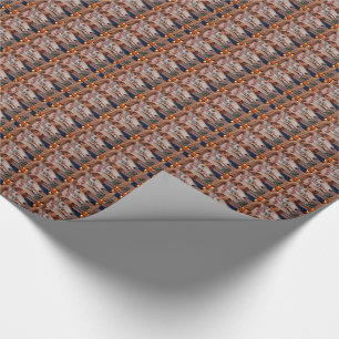Sehenswürdigkeiten und Klang des Sommers Geschenkpapier