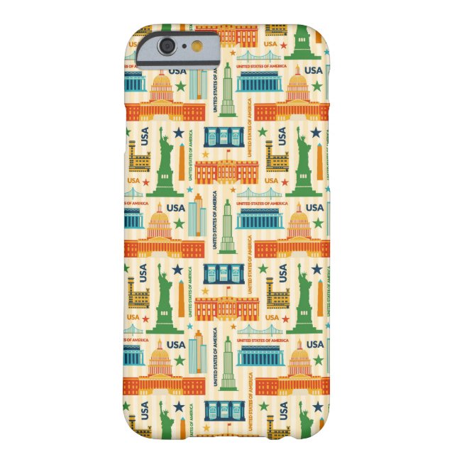 Sehenswürdigkeiten von USA Case-Mate iPhone Hülle (Rückseite)