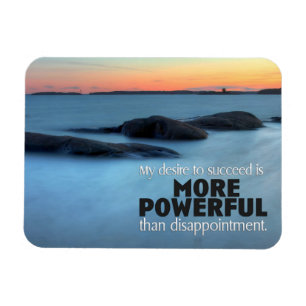 "Sehnsucht nach Erfolg" Motivation Affirmation Magnet