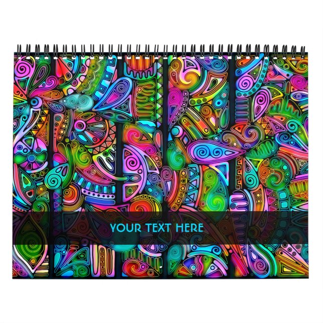 Sehr abstrakte Formen Art 10 Kalender (Titelbild)