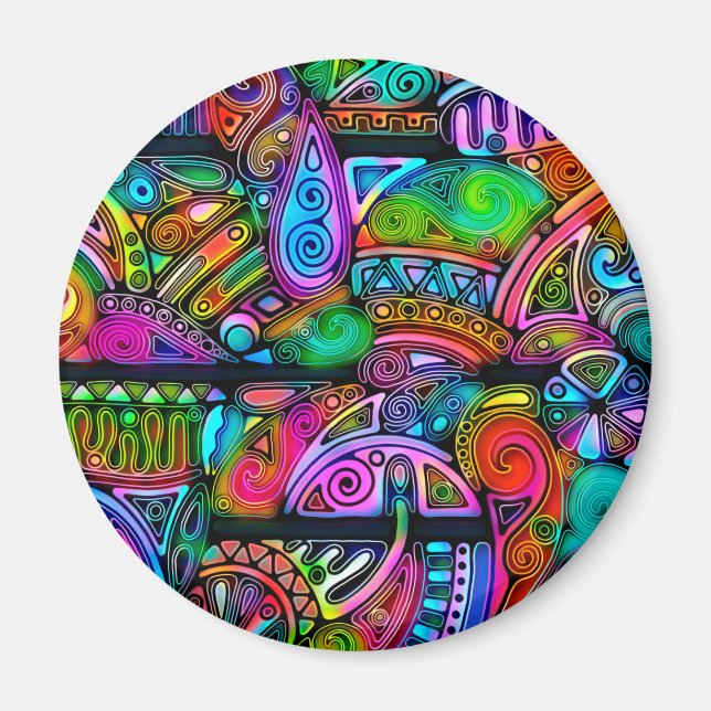 Sehr abstrakte Formen Art 10 Magnet (Vorne)