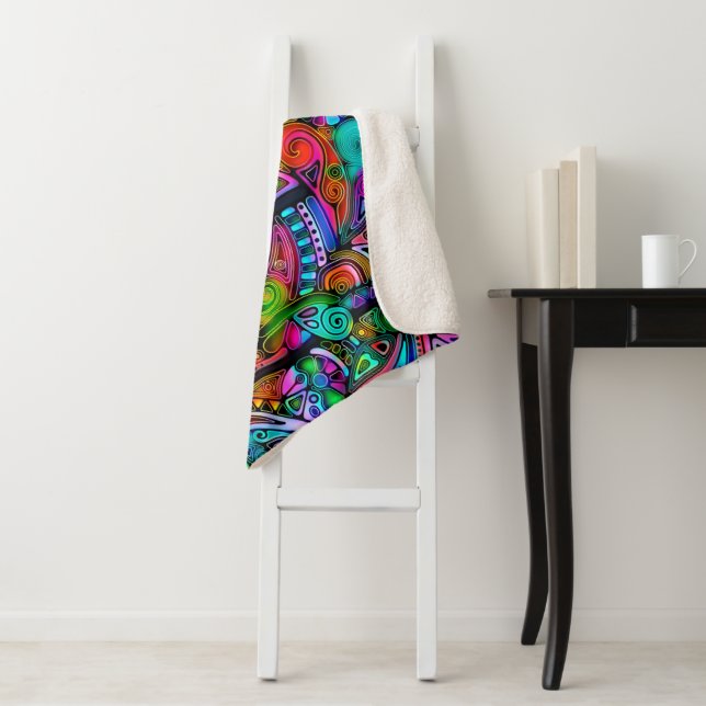 Sehr abstrakte Formen Art 10 Sherpadecke (Beispiel)