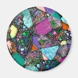 Sehr abstrakte Formen Art 11 Magnet