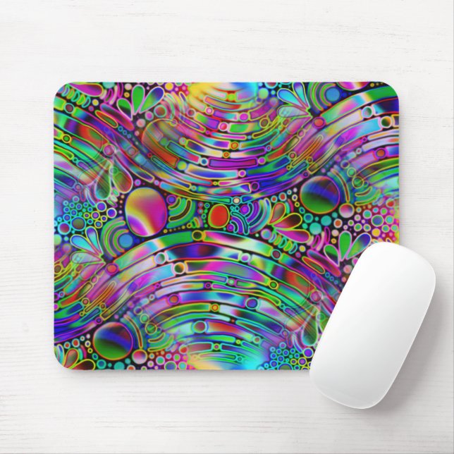 Sehr abstrakte Formen Art 1 Mousepad (Mit Mouse)