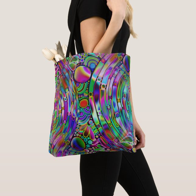 Sehr abstrakte Formen Art 1 Tasche (Von Nahem)