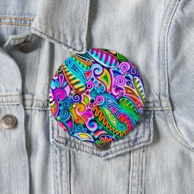 Sehr abstrakte Formen Art 9 Button (Beispiel)