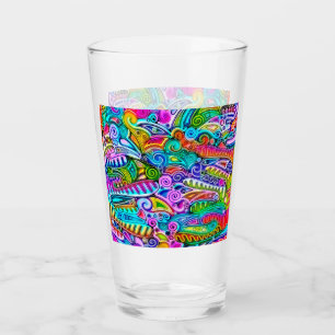 Sehr abstrakte Formen Art 9 Glas