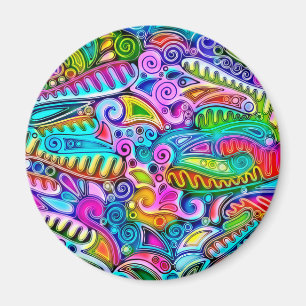 Sehr abstrakte Formen Art 9 Magnet